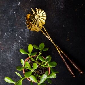 NWT Anthropologie Londonderry Serving Fork Set, Two